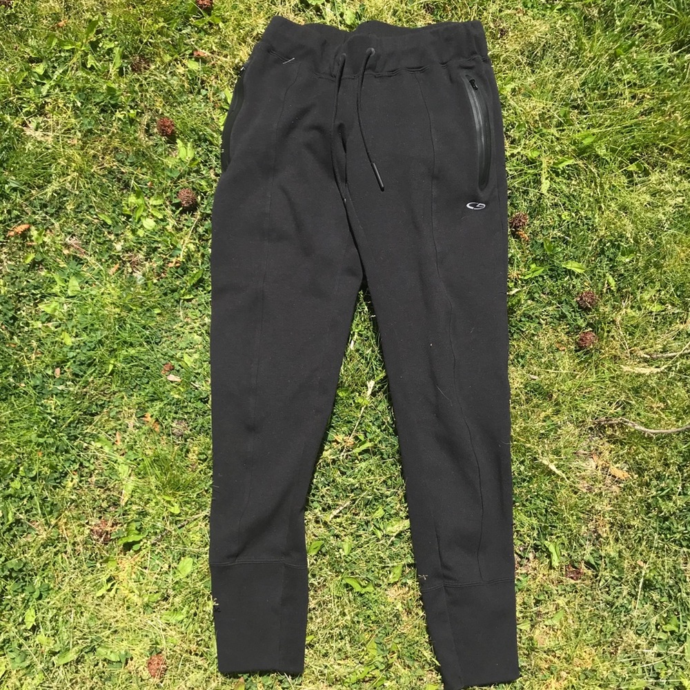 Black Waistband Fleece Joggers